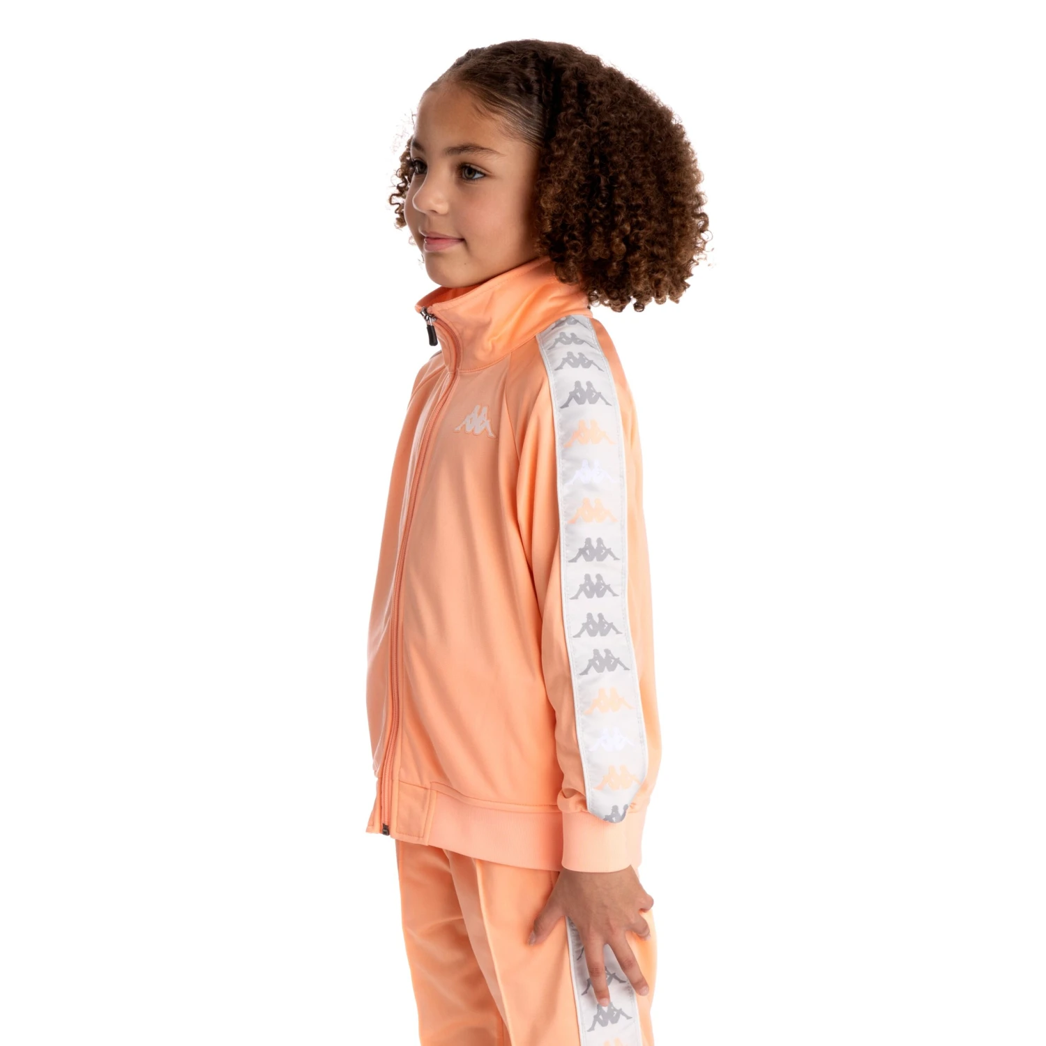 Kids 222 Banda Dullo 2 Track Jacket - Peach 2 Kids 222 Banda Dullo 2 Track Jacket - Peach - Image 2