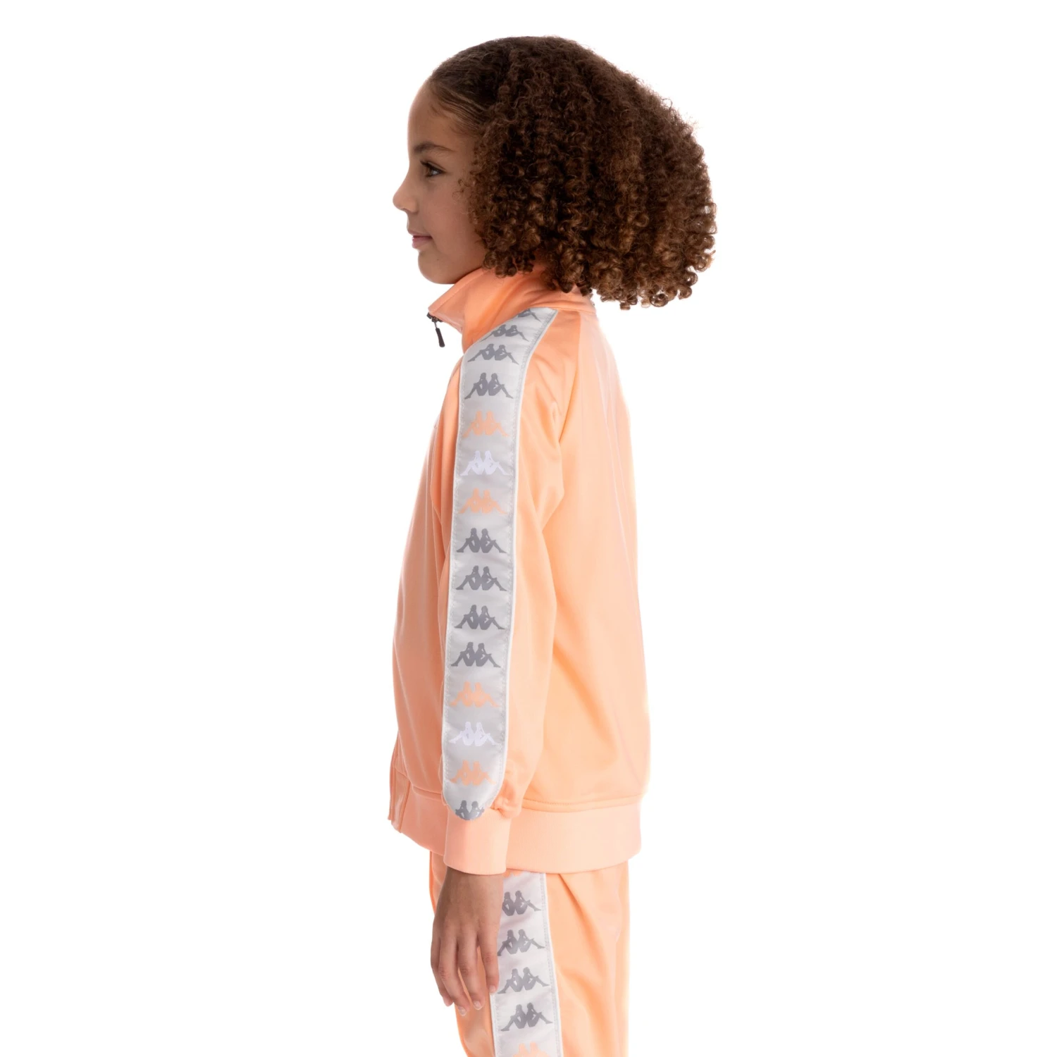 Kids 222 Banda Dullo 2 Track Jacket - Peach 3 Kids 222 Banda Dullo 2 Track Jacket - Peach - Image 3