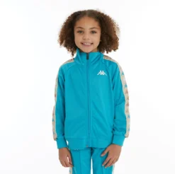 Kids 222 Banda Dullo 2 Track Jacket - Dark Aqua