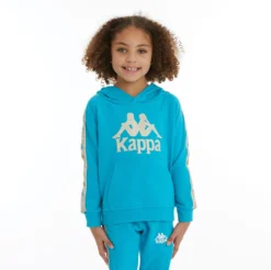 Kids 222 Banda Hurtado 4 Hoodie - Dark Aqua