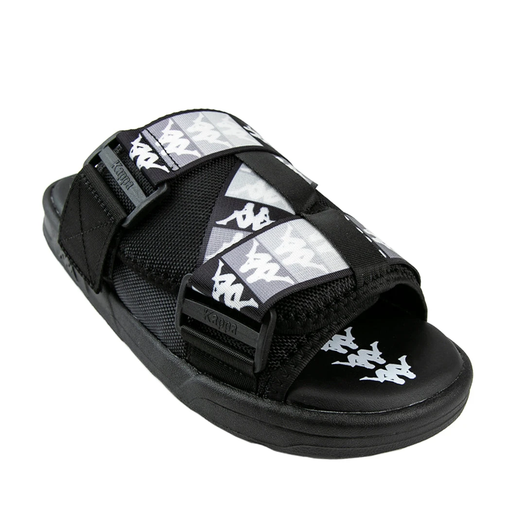 222 Banda Mitel 11 Sandals - Black Grey 2 222 Banda Mitel 11 Sandals - Black Grey - Image 2