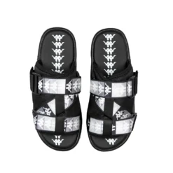 222 Banda Mitel 11 Sandals - Black Grey 7 222 Banda Mitel 11 Sandals - Black Grey -Kappa 351J79W A00 4