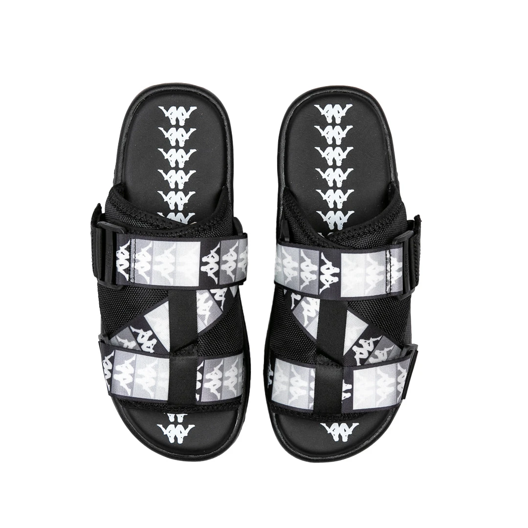 222 Banda Mitel 11 Sandals - Black Grey 4 222 Banda Mitel 11 Sandals - Black Grey - Image 4