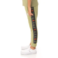 Kids 222 Banda Alanz 3 Sweatpants - Green Salvia -Kappa 36122RWY A0Y 2 scaled