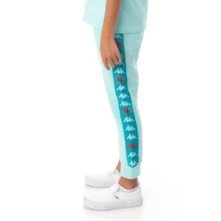 Kids 222 Banda Alanz 3 Sweatpants - Peacock -Kappa 36122RWY A0Z 2 scaled