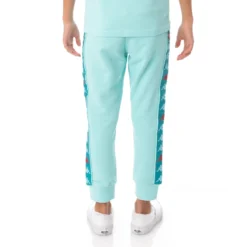 Kids 222 Banda Alanz 3 Sweatpants - Peacock -Kappa 36122RWY A0Z 3 scaled