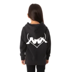 Kids Authentic Love Torun Hoodie - Black -Kappa 361641WY A06 3 scaled