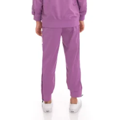 Kids 222 Banda Rastoriazzin Trackpants - Violet Lavender -Kappa 36175QWY VA2 4 scaled