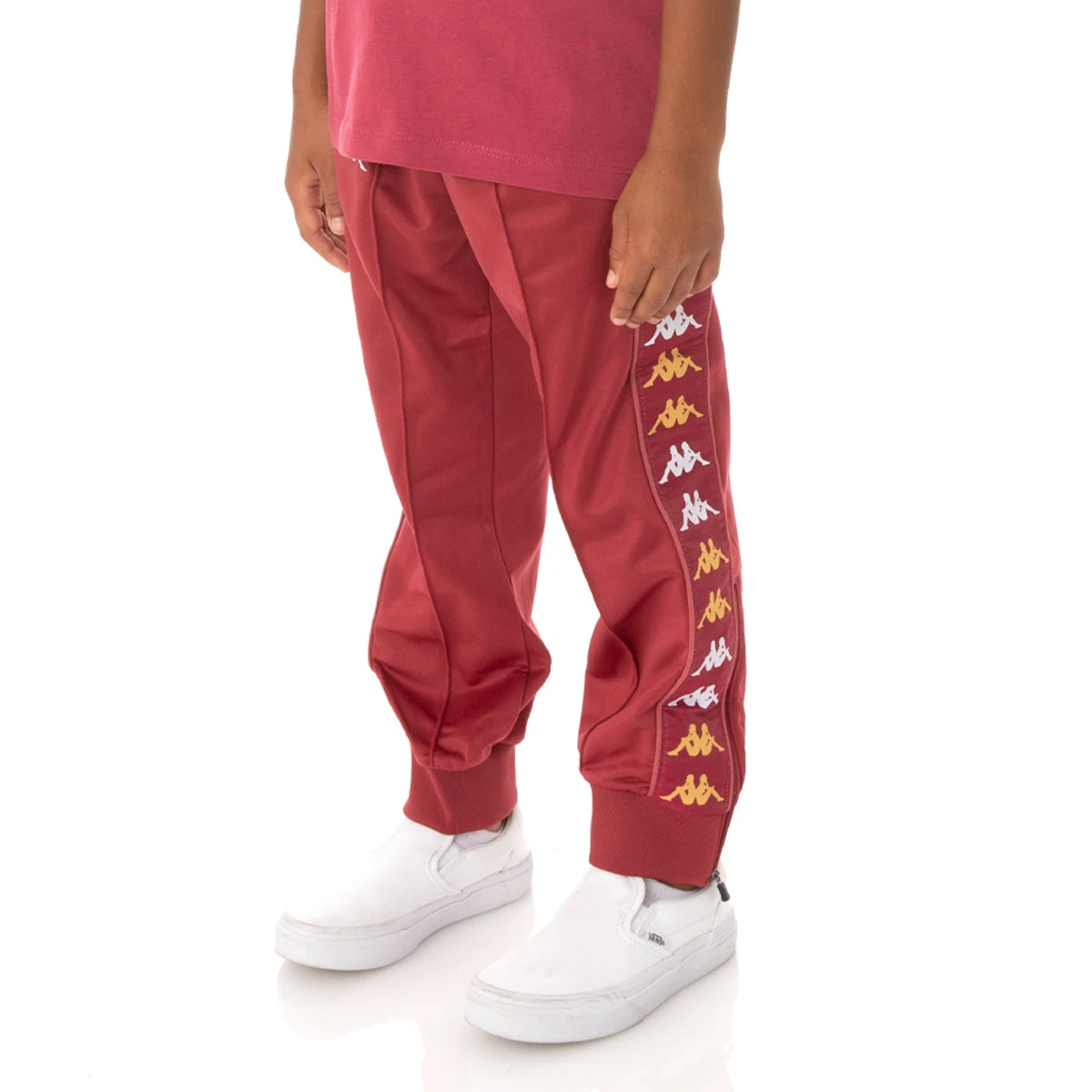 Kids 222 Banda Rastoriazzin Trackpants - Burgundy 2 Kids 222 Banda Rastoriazzin Trackpants - Burgundy - Image 2