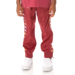 Kids 222 Banda Rastoriazzin Trackpants - Burgundy