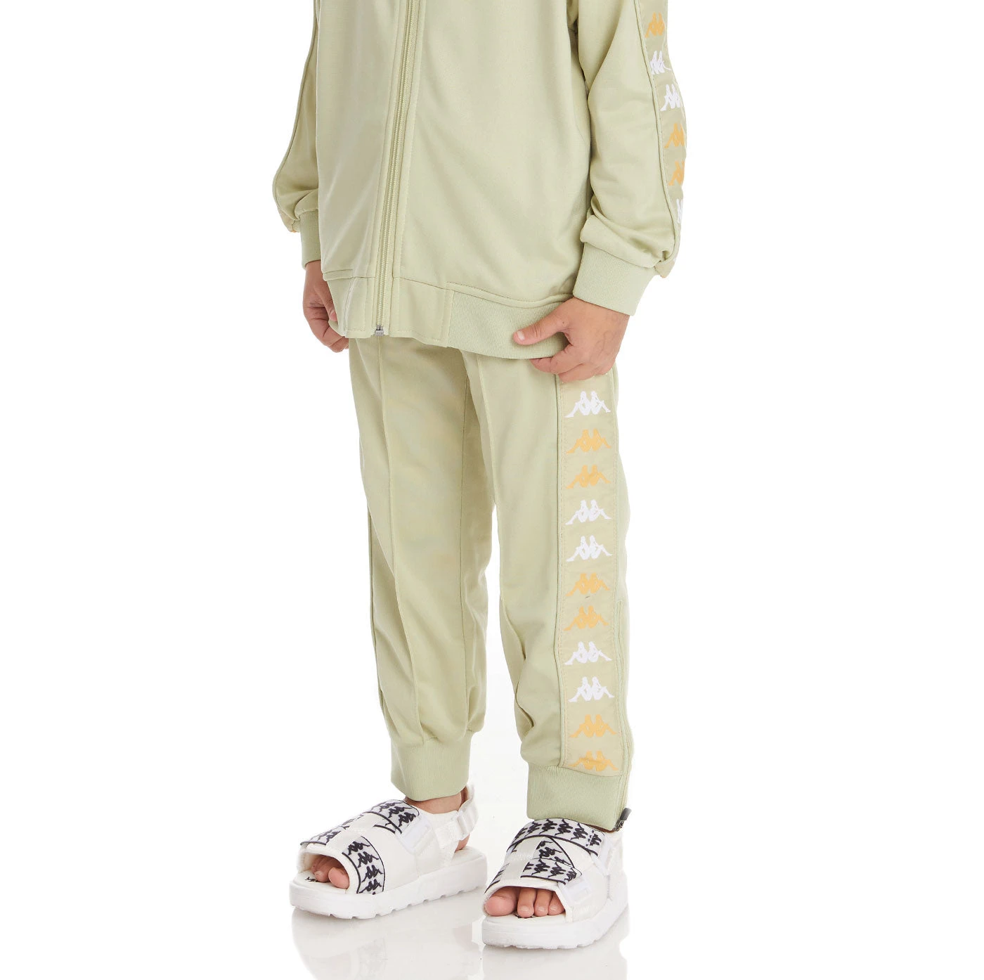 Kids 222 Banda Rastoriazzin Trackpants - Green Sage 2 Kids 222 Banda Rastoriazzin Trackpants - Green Sage - Image 2