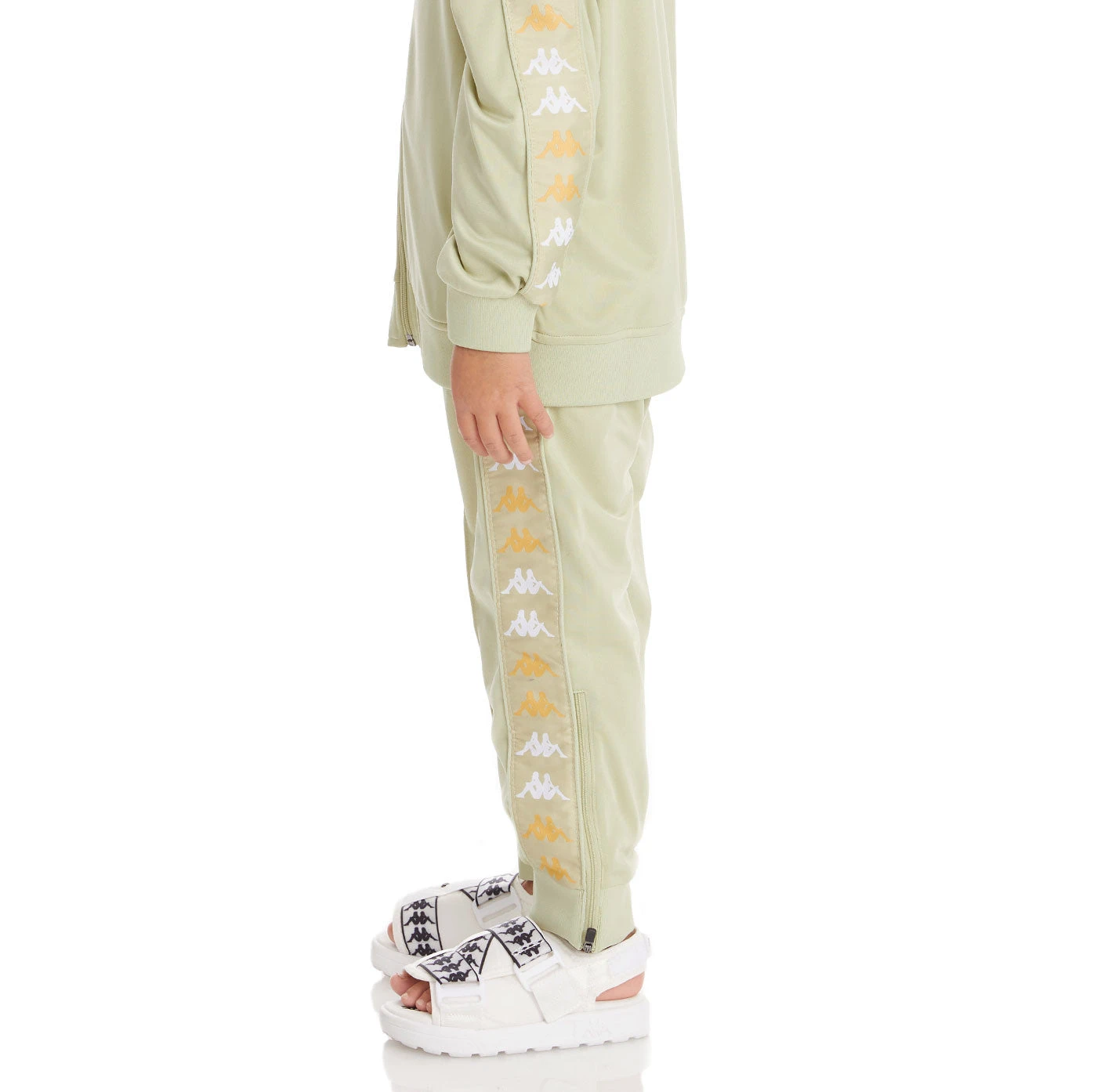 Kids 222 Banda Rastoriazzin Trackpants - Green Sage 3 Kids 222 Banda Rastoriazzin Trackpants - Green Sage - Image 3