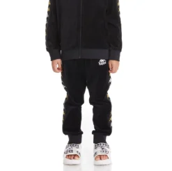 Kids 222 Banda Lorence Trackpants - Black Smoke