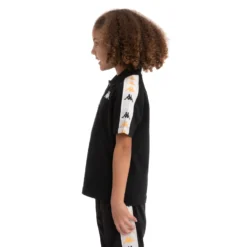 Kids 222 Banda Calsi 2 Polo - Black Smoke -Kappa 36193QWY A00 3 scaled