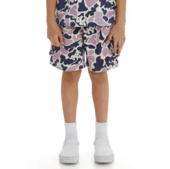 Kids Authentic Pathos Shorts - Navy Violet