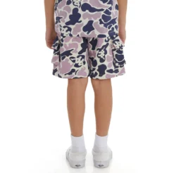 Kids Authentic Pathos Shorts - Navy Violet -Kappa 361B64WY MA8 4