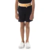 Kids Logo Tape Eko Shorts - Black Smoke Orange