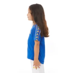 Kids Authentic Bendoc T-Shirt - Blue -Kappa 37155NWY A03 3