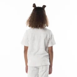 Kids Logo Tape Efro T-Shirt - White Blue -Kappa 371C59WY A03 4 scaled