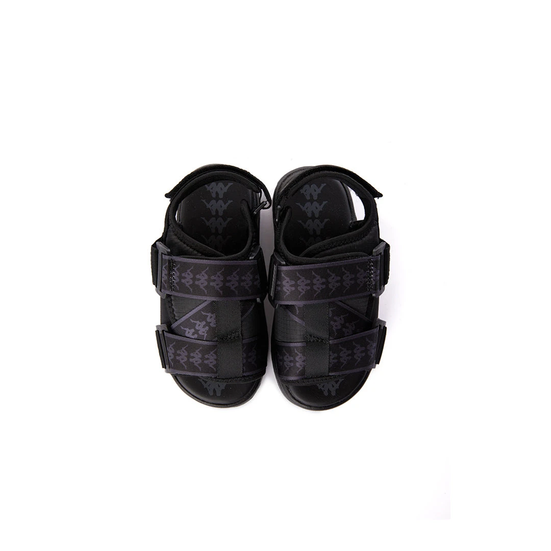 222 Banda Mitel 2 Toddlers Sandals - Black Grey 3 222 Banda Mitel 2 Toddlers Sandals - Black Grey - Image 3