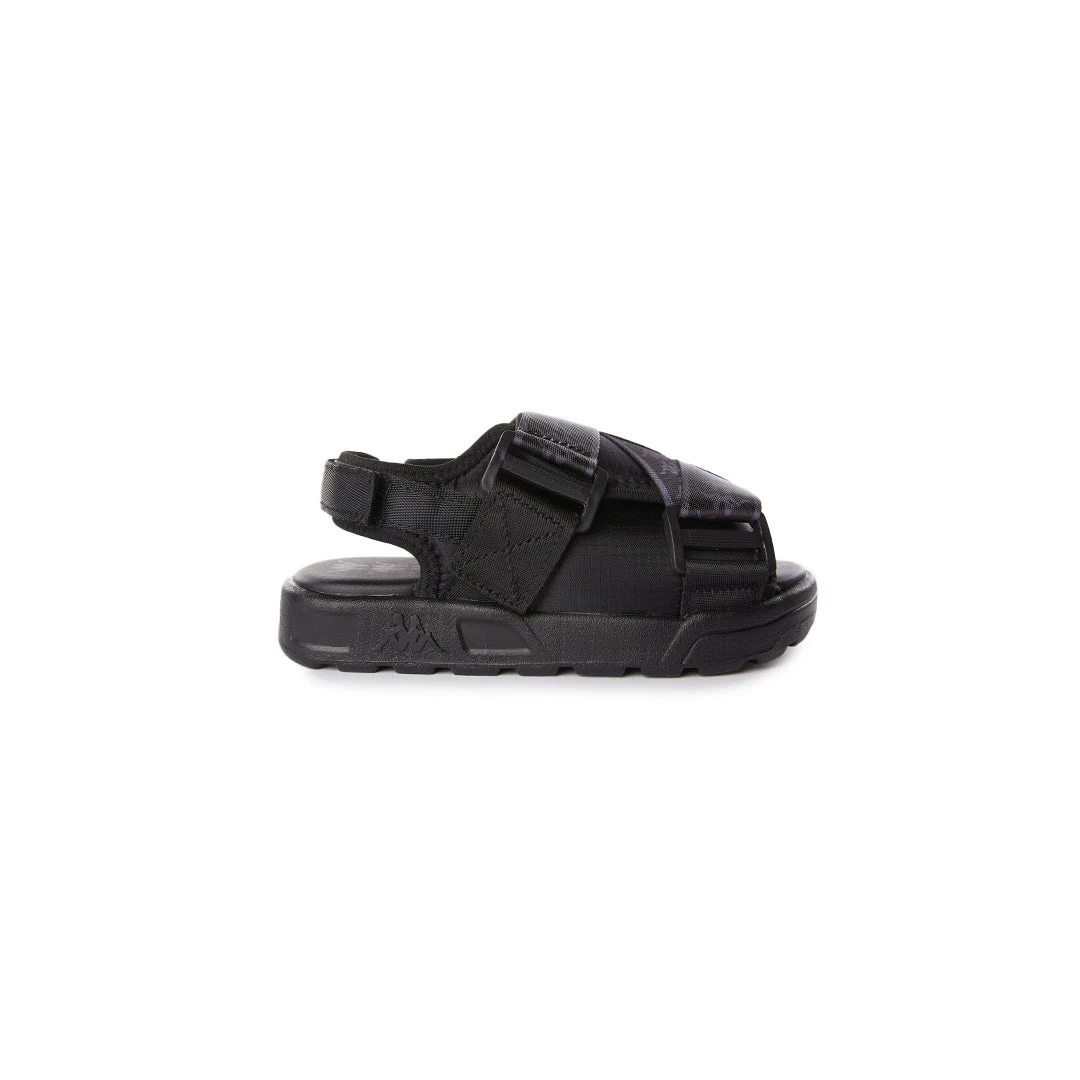222 Banda Mitel 2 Toddlers Sandals - Black Grey 1 222 Banda Mitel 2 Toddlers Sandals - Black Grey