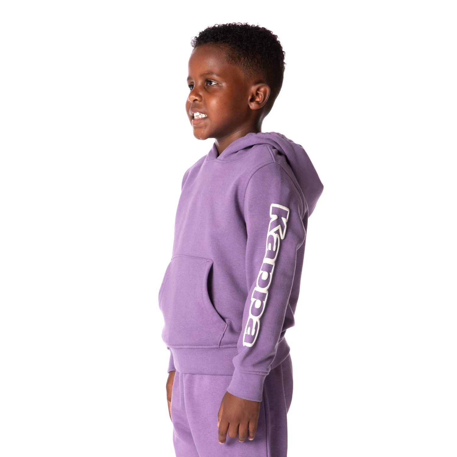 Kids Logo Avo Hoodie - Purple 2 Kids Logo Avo Hoodie - Purple - Image 2