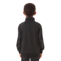 Kids 222 Banda Annistonin Track Jacket - Black Smoke -Kappa 381D1KWY VA1 3