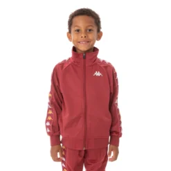 Kids 222 Banda Annistonin Track Jacket - Burgundy