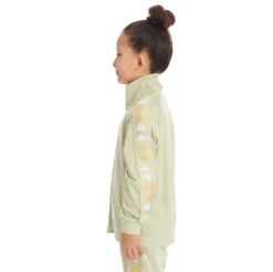 Kids 222 Banda Annistonin Track Jacket - Green Sage -Kappa 381D1KWY VA4 3