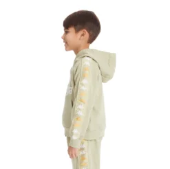 Kids 222 Banda Hurtadon Hoodie - Green Sage -Kappa 381D1MWY VA4 3