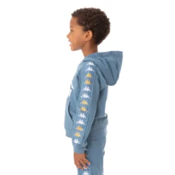 Kids 222 Banda Hurtadon Hoodie - Light Blue -Kappa 381D1MWY VA6 2