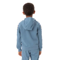 Kids 222 Banda Hurtadon Hoodie - Light Blue -Kappa 381D1MWY VA6 3
