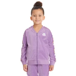 Kids 222 Banda Benettin Track Jacket - Violet Lavender