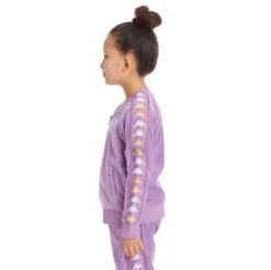 Kids 222 Banda Benettin Track Jacket - Violet Lavender -Kappa 381D1PWY VA2 3