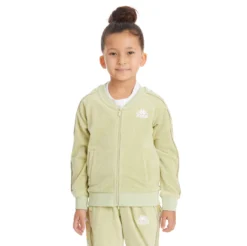 Kids 222 Banda Benettin Track Jacket - Green Sage