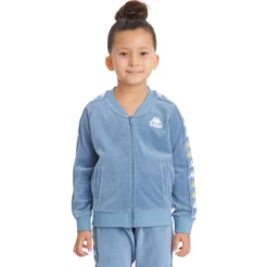 Kids 222 Banda Benettin Track Jacket - Light Blue