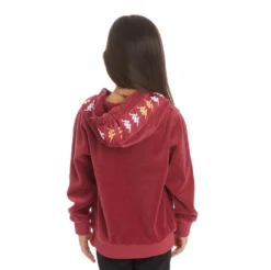 Kids 222 Banda Loredo Hoodie - Burgundy -Kappa 381D1QWY VA3 4