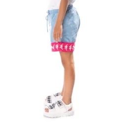 Kids 222 Banda Calabash 3 Shorts - Light Blue Pink -Kappa 381E5MWY A05 3