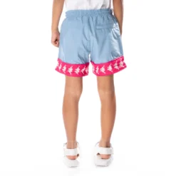 Kids 222 Banda Calabash 3 Shorts - Light Blue Pink -Kappa 381E5MWY A05 4