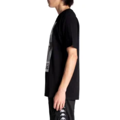 Quinn T-Shirt - Black Jet -Kappa Kappa mens tshirt black 351K5JW G9Z 3