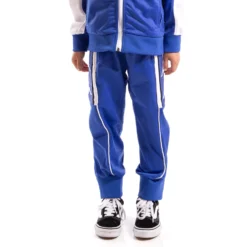 Kids Authentic 222 Banda 10 Alen Pants Blue Royal White -Kappa alen blue 39front scaled