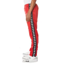 222 Banda Aderno Trackpants - Red -Kappa kappa core trackpants red 37178ZW 565 3