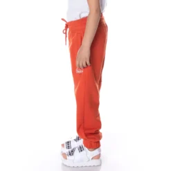 Kids Logo Arctplus Sweatpants - Burnt Orange -Kappa kappa kids sweatpants orange unknown 3 scaled