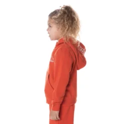 Kids Logo Covington Hoodie - Burnt Orange -Kappa kappa kids sweatshirt orange unknown 3 scaled