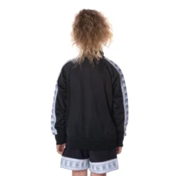 Kids 222 Banda Ganniston Track Jacket - Jet Black -Kappa kappa kids trackjacket black 341J5SWY XGX 4 scaled