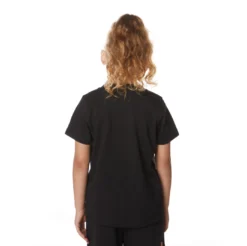 Kids Authentic Estessi T-Shirt - Black Jet -Kappa kappa kids tshirt black 304KPT0Y D01 4