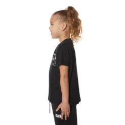 Kids Authentic River T-Shirt - Black Jet -Kappa kappa kids tshirt black 351K5IW G9Z 3