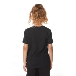 Kids Authentic Estessi T-Shirt - Jet Black -Kappa kappa kids tshirt black 4