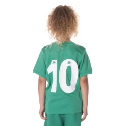 Kids Authentic Arnold Jersey - Green -Kappa kappa kids tshirt green 341G2DWY D16 4 scaled