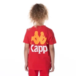 Kids Authentic Ables T-Shirt - Red -Kappa kappa kids tshirt red 351B7HWY XSW 4 scaled